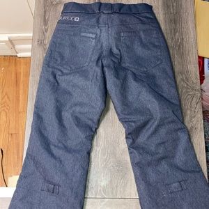 Burton Dryride Boys Youth Snowpants Size medium 10/12 snowboarding Denim Blue